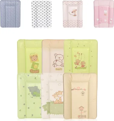 Produktbild von Lorelli Kinder Wickelauflage Softy 50 x 70 cm waschbar gepolstert erhöhter Rand grün