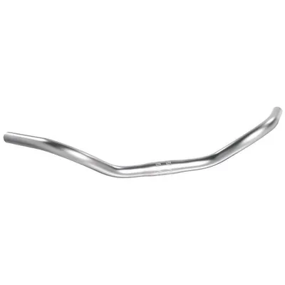 Immagine prodotto di ergotec 17075001 Barra manubrio Stoccarda in alluminio, Ø 25,4 mm, 550 mm, argento/anodizzato, 68°, argento/anodizzato