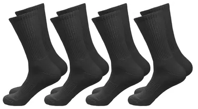 Image de Chaussettes Noires de Ville Adultes | Coton Respirant Tout...|Noir 37–44 EU