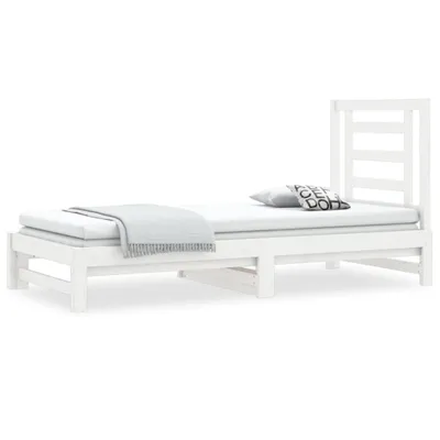 Produktbild von VidaXL 3108613, Sofabett, Weiß, Pinienwald, 1955 mm, 950 mm, 300 mm
