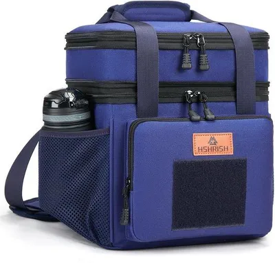 Produktbild von Isolierte Koeltas blau groß wasserdicht für Arbeit Picknick