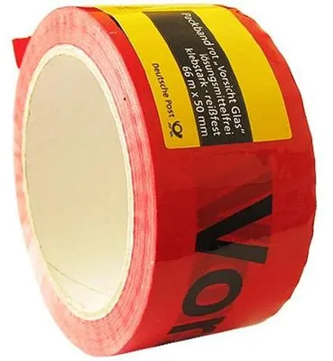 Produktbild von Packband Vorsicht Glas 66 m x 50 mm