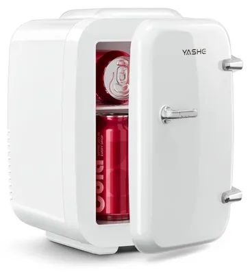 Immagine prodotto di Mini-frigorifero YASHE, capacità 4 litri, ideale per cosmetici e bevande, alimentazione 220V