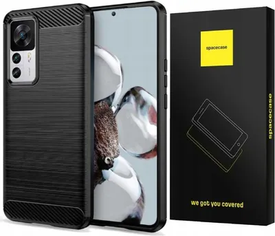 Zdjęcie produktu dla Etui ochronne SPACECASE Carbon do Xiaomi 12T/12T Pro black