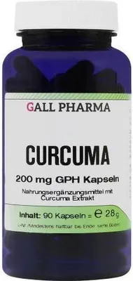 Image de GALL PHARMA Curcuma 200 mg GPH gélules, 90 gélules