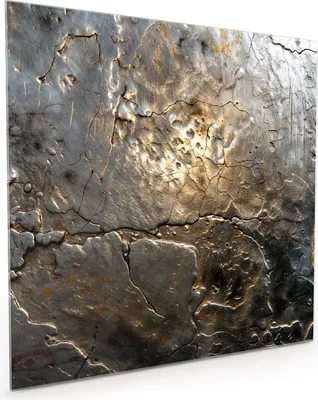 Produktbild von Küchenrückwand Spritzschutz Glas mit Motiv Gekrakeltes Metall 40 x 40 cm