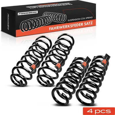 Immagine prodotto di Frankberg 4x molle sospensione anteriore posteriore per Mercedes-Benz Classe E W211 2.2L 2002-2008