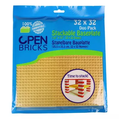 Produktbild von Open Bricks Baseplate 32x32 desert sand 0 0 STK
