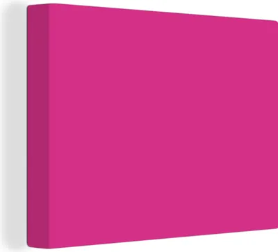 Produktbild von MuchoWow® - Leinwandbilder - Fuchsia - Neon - Farben, Wandbild, Wanddeko Bilder Wohnzimmer, 120x90 cm