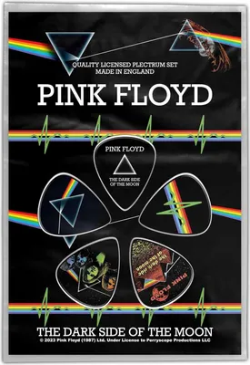 Immagine prodotto di Pink Floyd - Plettro "Dark Side Of The Moon" 5-Pack RO9757 (Taglia unica) (Nero)