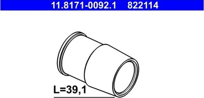 Produktbild von ATE Bremsenteile für Bremssattel, passend für ATE Bremssystem, Verwendungsnummer 822114