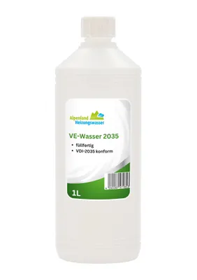 Produktbild von Alpenland VE-Wasser 2035, 1 Liter in Kunststoffflasche