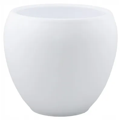 Obrázek produktu pro LEON, keramický květináč, bílý, průměr 16,5 cm