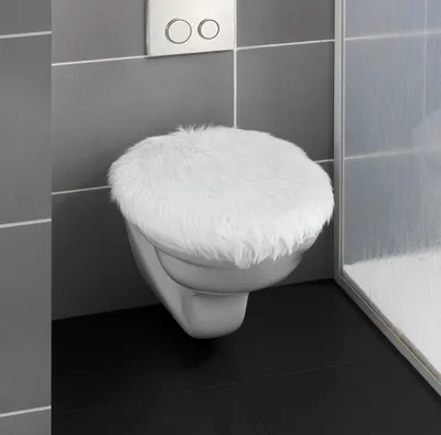 Produktbild von WC-Sitzbezug Fell-Optik