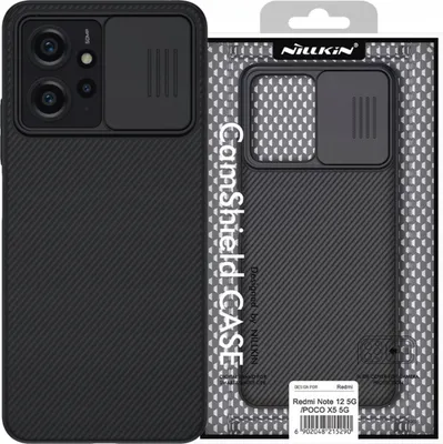 Produktbild von Nillkin Fall Kamera Abdeckung für Xiaomi Redmi Note 12 Schwarz