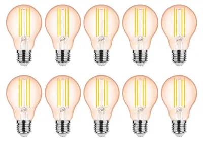 Produktbild von Modee E27 LED Filamentlampe A60 4W 360lm 1800K Warmweiß 10 Stück