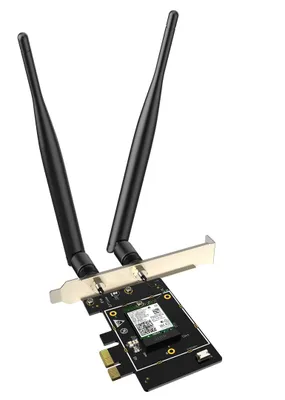 Zdjęcie produktu dla Karta sieciowa Tenda E33 Wewnętrzna sieć WLAN 2402 Mbit/s