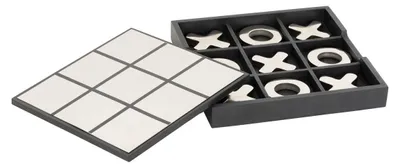 Produktbild von Tic-tac-toe bilal 21 x 21 cm, schwarz  - Atmosphera créateur d'intérieur
