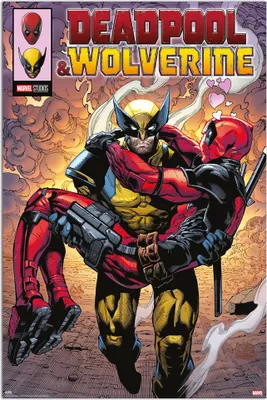 Produktbild von Marvel Deadpool & Wolverine Poster