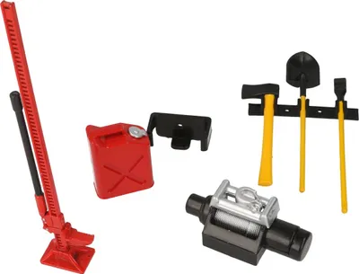 Produktbild von Robitronic Werkzeug Set mit Halterung Dekor Rot