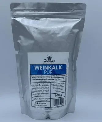 Produktbild von JOENOS Weinkalk PUR 0,5 kg Calciumcarbonat zur Entsäue