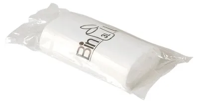Produktbild von Bin Line Beutel 3 L, 290x350 mm, 10 my LLDPE, Weiß | Rolle (20 Beutel)