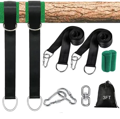 Immagine prodotto di Solidchoice - Sistema di fissaggio per amache e sedie a dondolo con anelli a D - 90 cm