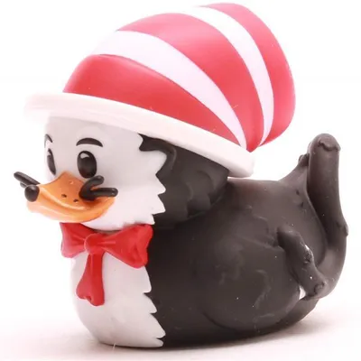 Produktbild von TUBBZ Badeente The Cat in the Hat Mini Vinyl 5 cm