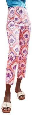 Image de Pantalon en coton pour femme Zara, taille haute et coupe droite, taille XS