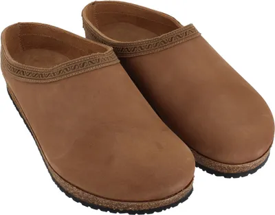 Produktbild von Stegmann Leder Clogs Flexibles Kork-Leder-Fußbett , Hausschuh aus Leder, Bester Tragekomfort und optimale Passform