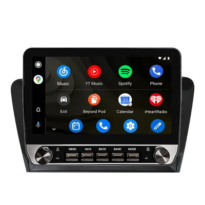 Zdjęcie produktu dla Android Radio 4+64GB dla Skoda Octavia od 2013 Navi z przyciskami Carplay 4G LTE Bluetooth RDS WIFI DSP GPS DAB+