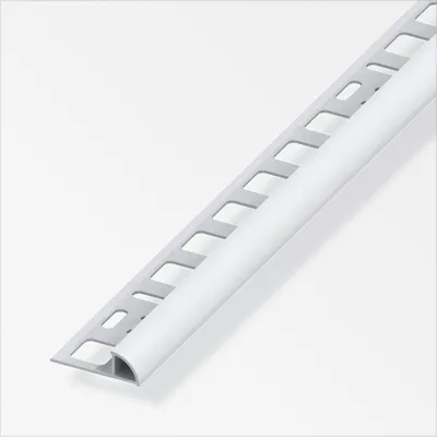 Produktbild von alfer Viertelkreisprofil PVC glatt grau