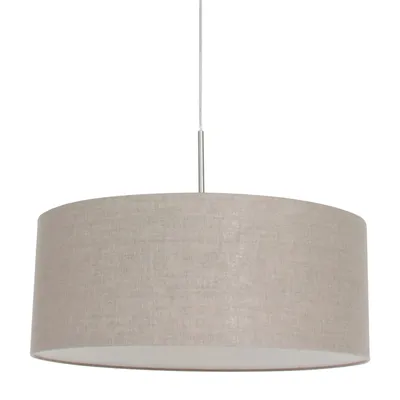 Image de Steinhauer - suspension - Sparkled Light - gris - lin métal - Ø 50cm - E27 - 9890ST