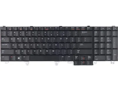 Obrázok produktu pre Tradebit - Klávesnica pre DELL | English US QWERTY INT | Plná kompatibilita | Vysoko kvalitné materiály | Modely: E6520 E6530 E5520 E6540 E5530