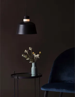 Produktbild von Nordlux Pendelleuchte Emma Schwarz Ø25cm max. 10W GU10 ohne Leuchtmittel kürzbar