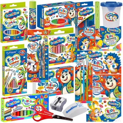 Produktbild von Schulwaren Schreibset Kinder 20 tlg Geschenkidee Schreibblock Farben Schulbedarf