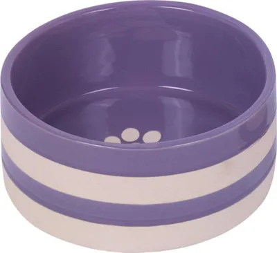Produktbild von Nobby Keramik Napf Strio lila/creme, Größe: XL / Fassungsvermögen: 2,0 l