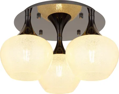 Produktbild von LED Deckenleuchte, Metall, schwarz chrom, Kristalleffekt, D 45 cm