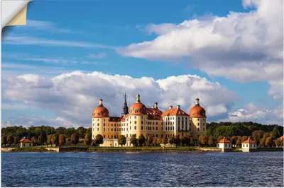 Produktbild von ARTland Wandbild, selbstklebend Blick auf Schloss Moritzburg in Sachsen Größe: 30x20 cm