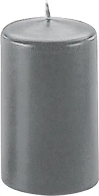 Kerzen Stumpenkerzen Candle anthrazit 80x60mm gute Qualität 1 Stück