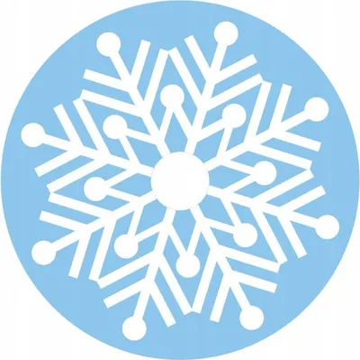 Produktbild von Weihnachts-Schneeflocken-Aufkleber, 10 Stück