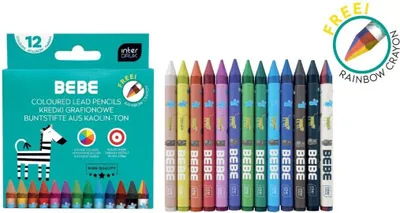 Image de Crayons de couleur Graphion 12col+1 BEBE KIDS