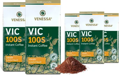 Produktbild von VENESSA VIC 100S Instant Coffee 5 x 500g Löslicher Premium Bohnenkaffee