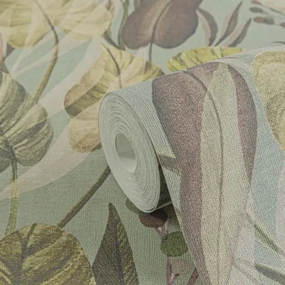 Obrázok produktu pre Vliestapete Floral Braun Anna D Andrea D.A.S. Création 782193 10,05 m x 0,53 m Blätter