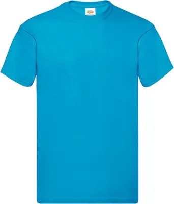 Produktbild von Fruit of the Loom 61-082-0 | Original Herren T-Shirt - Farbe: Azure Blue - Größe: L
