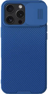 Produktbild von Nillkin CamShield Pro iPhone 16 Pro Max Hülle (blau)