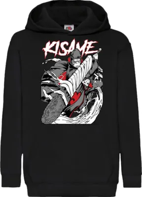 Obrázek produktu pro Dětská Mikina S Kapucí Naruto Kisame, 12-13 Jahr - 152 / Černá