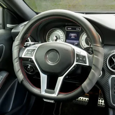 Immagine prodotto di SPARCO SPC1101L Coprivolante poliuretano Ø37 38cm Nero Grigio Coprivolante