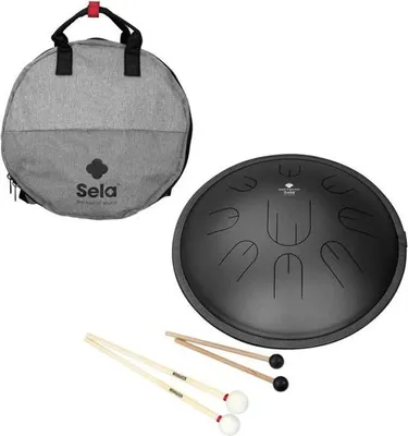Zdjęcie produktu dla Sela SE 380 Melody Tongue Drum czarny z młoteczkami