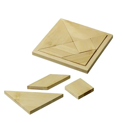 Produktbild von Philos 3522 - Tangram, Bambus, Green Games, Legespiel